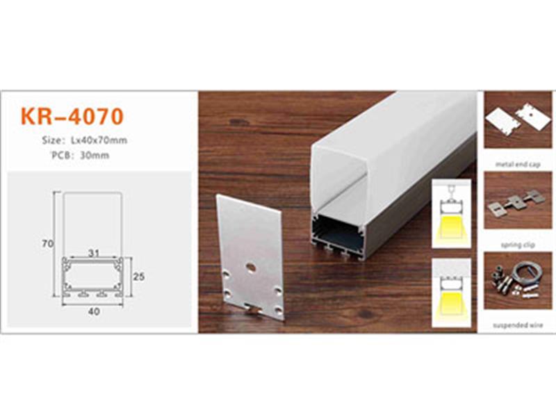 Nhôm profile lắp nổi KR-4070